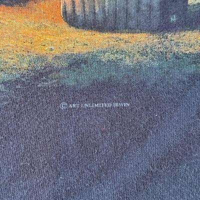 LOT 174A: Sick T-Shirts: Clementon Amusement Park Big Cat Encounter White Tiger (Medium), The Mountain Dragon Graphic (XL) & Art...