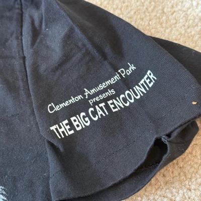 LOT 174A: Sick T-Shirts: Clementon Amusement Park Big Cat Encounter White Tiger (Medium), The Mountain Dragon Graphic (XL) & Art...