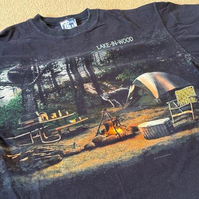 LOT 174A: Sick T-Shirts: Clementon Amusement Park Big Cat Encounter White Tiger (Medium), The Mountain Dragon Graphic (XL) & Art...