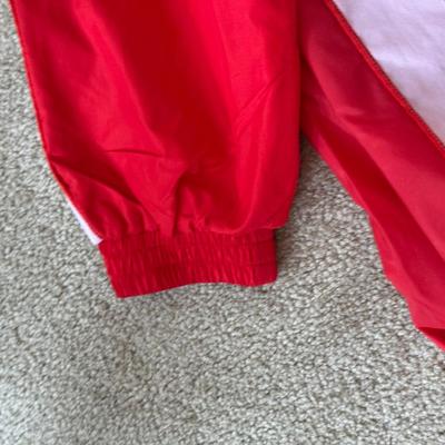LOT 176A: Red & White Adidas Windbreaker Tracksuit (XL)