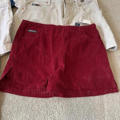 LOT 177A: Summer Skirts & Shorts in Junior/Petite Sizes: Paris Blues Original, Blue Asphalt, Lei, Guess Jeans, OP & No Appt...