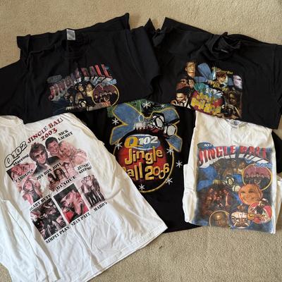 LOT 178A: Y2K Q102 Jingle Ball T-Shirts: 2002, 2003 & 2006