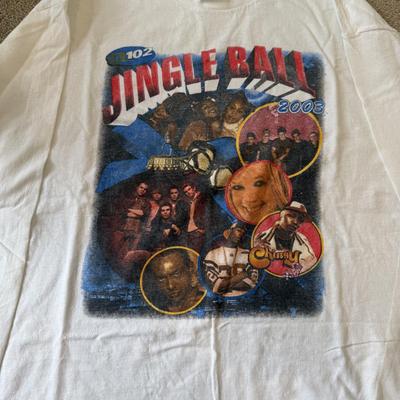 LOT 178A: Y2K Q102 Jingle Ball T-Shirts: 2002, 2003 & 2006