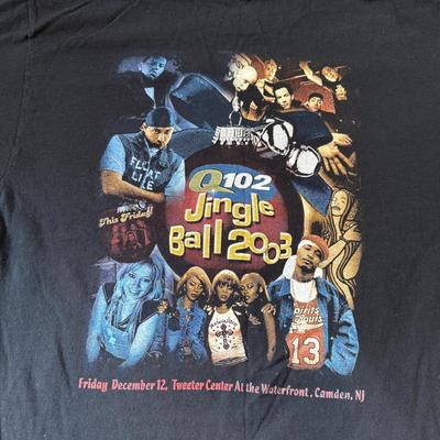 LOT 178A: Y2K Q102 Jingle Ball T-Shirts: 2002, 2003 & 2006