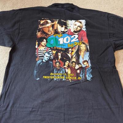 LOT 178A: Y2K Q102 Jingle Ball T-Shirts: 2002, 2003 & 2006