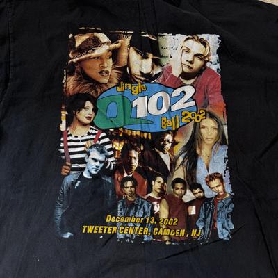 LOT 178A: Y2K Q102 Jingle Ball T-Shirts: 2002, 2003 & 2006