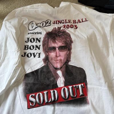 LOT 178A: Y2K Q102 Jingle Ball T-Shirts: 2002, 2003 & 2006