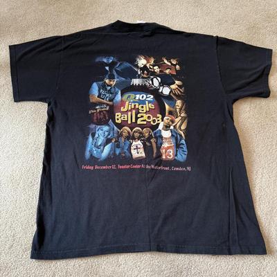 LOT 178A: Y2K Q102 Jingle Ball T-Shirts: 2002, 2003 & 2006