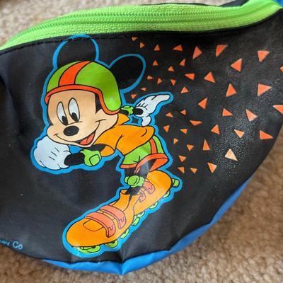 LOT 180A: Kid's Purses w/ Disney Mickey Mouse Roller Blade Fanny Pack