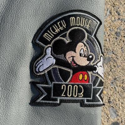 LOT 181A: Walt Disney World 75 Years with Mickey Heavy Leather Shell Jacket (XL)