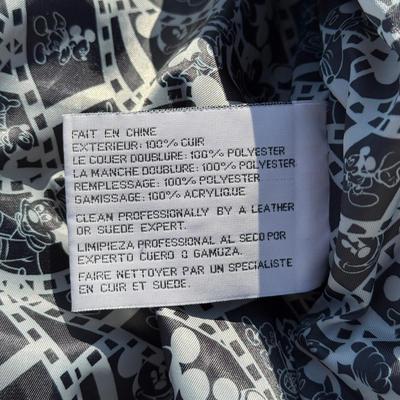 LOT 181A: Walt Disney World 75 Years with Mickey Heavy Leather Shell Jacket (XL)