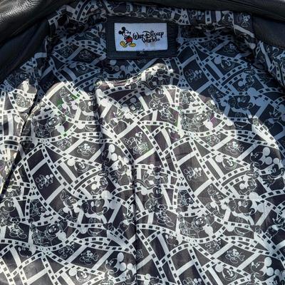 LOT 181A: Walt Disney World 75 Years with Mickey Heavy Leather Shell Jacket (XL)