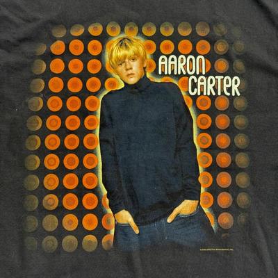 LOT 186A: 2002 Aaron Carter T-Shirt (Large)