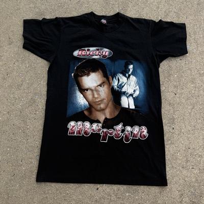 LOT 187A: Y2K Ricky Martin Livin' la Vida Loca Mountain Dew T-Shirt (Small/Medium)