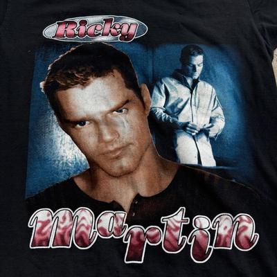 LOT 187A: Y2K Ricky Martin Livin' la Vida Loca Mountain Dew T-Shirt (Small/Medium)