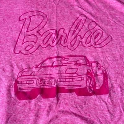 LOT 188A: Barbie Collection: XL & XXL T-Shirts & Matching Bling Necklace w/ Ring