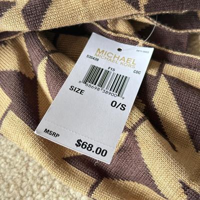LOT 189B: Michael Kors: Large Logo Tote & NWT Scarf