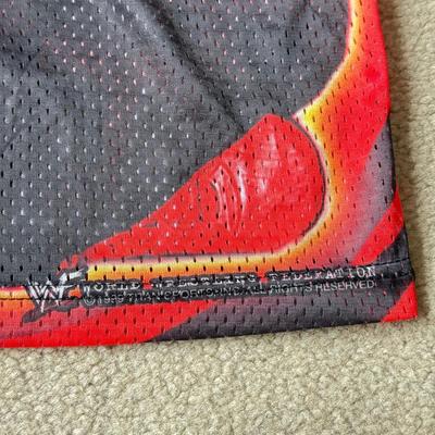 LOT 191B: 1999 WWF Attitude Stone Cold Steve Austin & Mankind Mesh Tanks (Large)