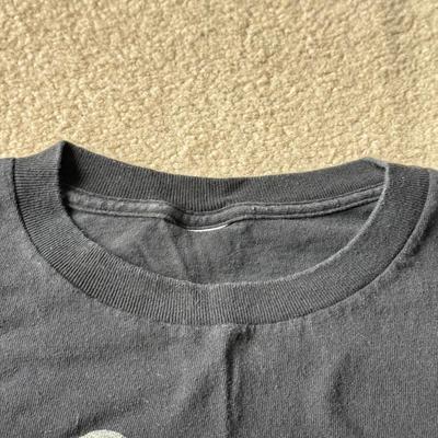 LOT 193B: 1999 WWF The Rock T-Shirt & 2000 WWF Kurt Angle T-Shirt (Medium)