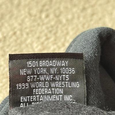 LOT 194B: WWF New York Clothing Collection: Medium T-Shirt, 1999 NWT Long Sleeve w/ Embroidered Logo (Medium) & 1999 Zip Sweatshirt