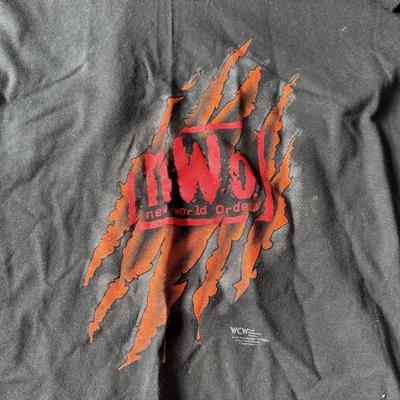 LOT 196B: WCW New World Order T-Shirts, Long Sleeve & Hats