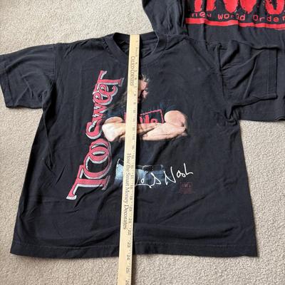 LOT 196B: WCW New World Order T-Shirts, Long Sleeve & Hats
