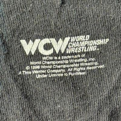 LOT 197B: Wrestling Collection: Hulk Hogan Kids' Bandana, 1998 WWF Celebrity Deathmatch T-Shirt, WWF Attitude Al Snow T-Shirt &...