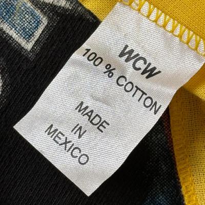 LOT 197B: Wrestling Collection: Hulk Hogan Kids' Bandana, 1998 WWF Celebrity Deathmatch T-Shirt, WWF Attitude Al Snow T-Shirt &...