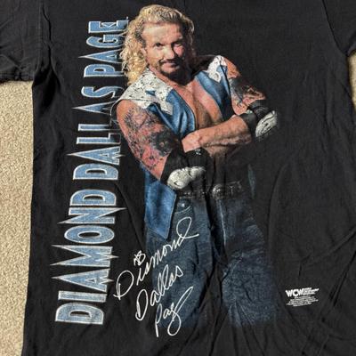 LOT 197B: Wrestling Collection: Hulk Hogan Kids' Bandana, 1998 WWF Celebrity Deathmatch T-Shirt, WWF Attitude Al Snow T-Shirt &...