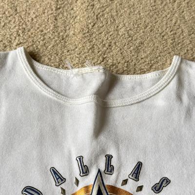 LOT 199B: NFL Dallas Cowboys Clothing Collection: Bedazzled Shirts, Shorts & Jerseys