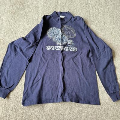 LOT 199B: NFL Dallas Cowboys Clothing Collection: Bedazzled Shirts, Shorts & Jerseys