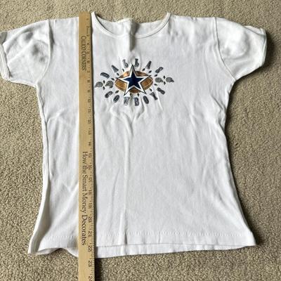 LOT 199B: NFL Dallas Cowboys Clothing Collection: Bedazzled Shirts, Shorts & Jerseys