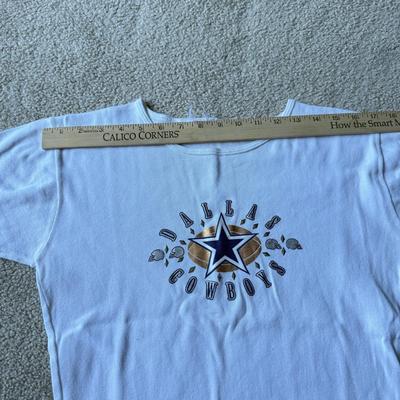 LOT 199B: NFL Dallas Cowboys Clothing Collection: Bedazzled Shirts, Shorts & Jerseys