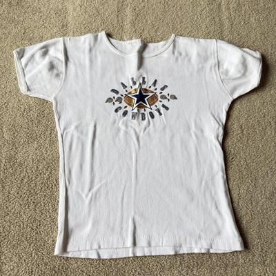 LOT 199B: NFL Dallas Cowboys Clothing Collection: Bedazzled Shirts, Shorts & Jerseys