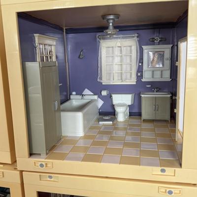 LOT 200A: 2001 Room by Room Modular Electronic Dollhouse w/ Accessories