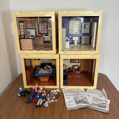 LOT 200A: 2001 Room by Room Modular Electronic Dollhouse w/ Accessories