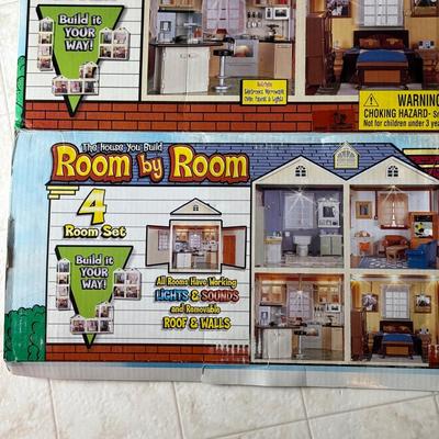 LOT 200A: 2001 Room by Room Modular Electronic Dollhouse w/ Accessories