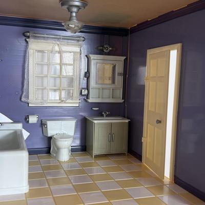 LOT 200A: 2001 Room by Room Modular Electronic Dollhouse w/ Accessories