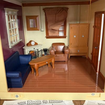 LOT 200A: 2001 Room by Room Modular Electronic Dollhouse w/ Accessories
