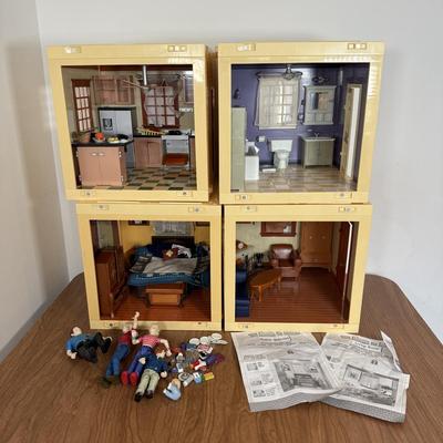 LOT 200A: 2001 Room by Room Modular Electronic Dollhouse w/ Accessories