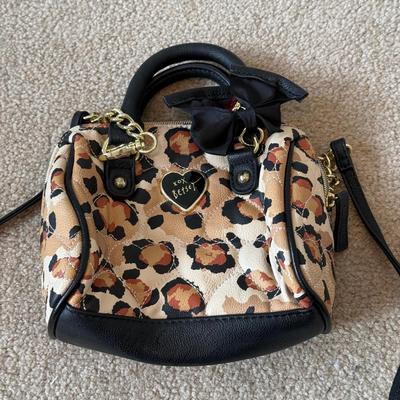 LOT 202A: Betsey Johnson Leopard Print Mini Bag & More Purses
