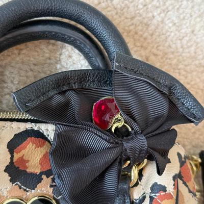 LOT 202A: Betsey Johnson Leopard Print Mini Bag & More Purses
