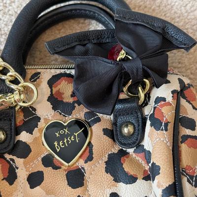 LOT 202A: Betsey Johnson Leopard Print Mini Bag & More Purses