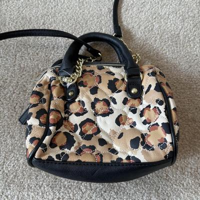 LOT 202A: Betsey Johnson Leopard Print Mini Bag & More Purses