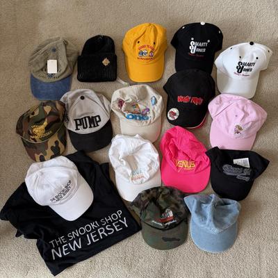 LOT 203A: Collection of Hats: The Snooki Shop, Smarty Jones, Nifty Fifty's, Love Pink, Venus, NWT & More