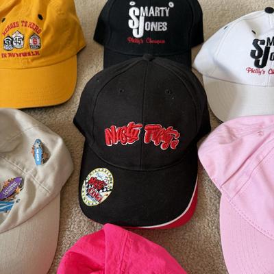 LOT 203A: Collection of Hats: The Snooki Shop, Smarty Jones, Nifty Fifty's, Love Pink, Venus, NWT & More