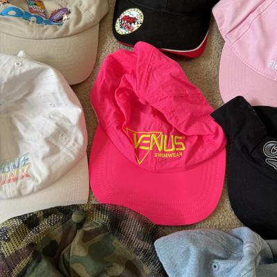 LOT 203A: Collection of Hats: The Snooki Shop, Smarty Jones, Nifty Fifty's, Love Pink, Venus, NWT & More