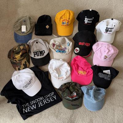 LOT 203A: Collection of Hats: The Snooki Shop, Smarty Jones, Nifty Fifty's, Love Pink, Venus, NWT & More