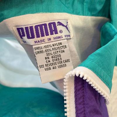 LOT 204A: 1990s Puma Color Block Windbreaker Sets (Medium) & Hot Pink Aero Dynamic Set