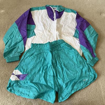 LOT 204A: 1990s Puma Color Block Windbreaker Sets (Medium) & Hot Pink Aero Dynamic Set